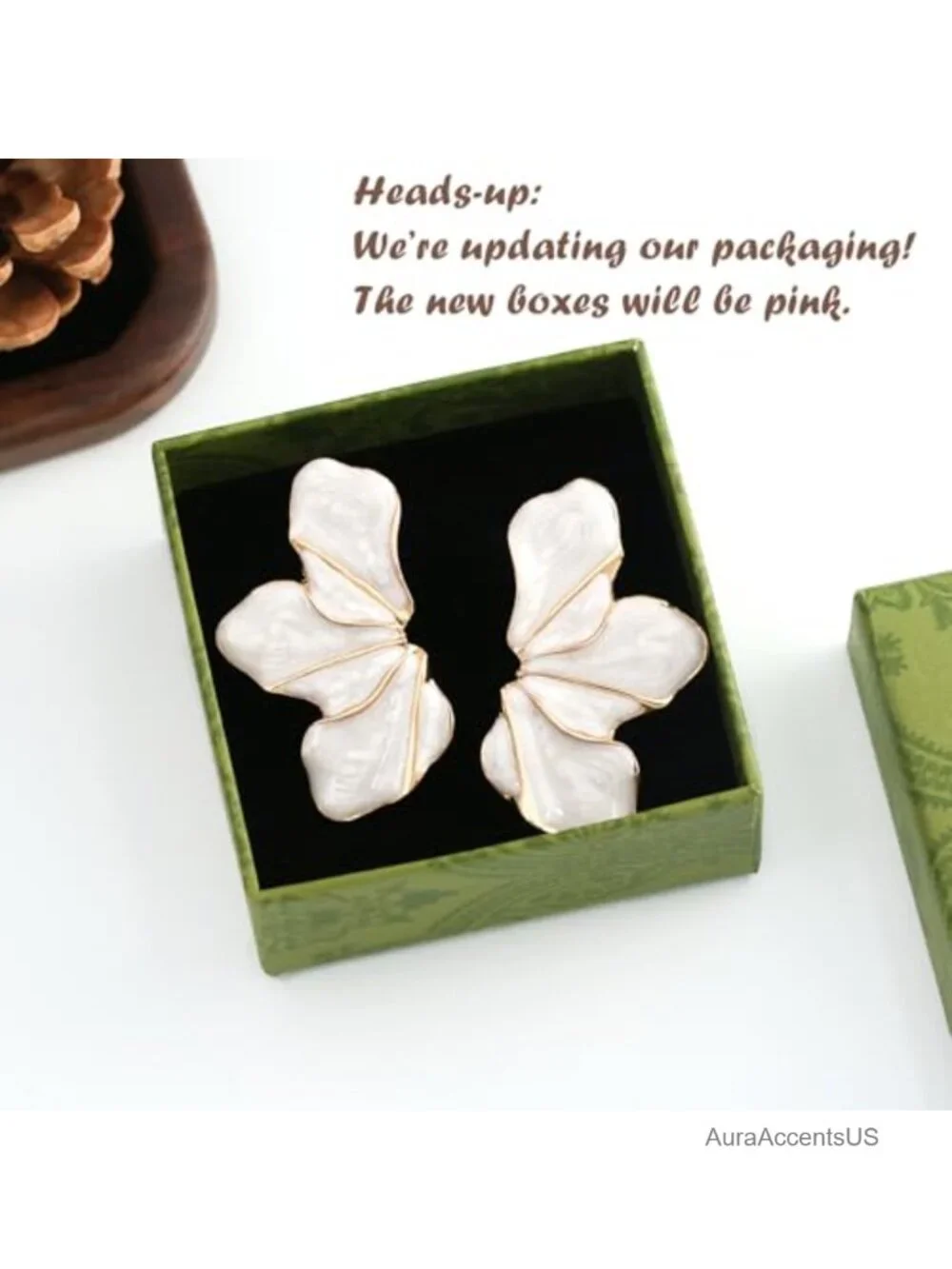 Chunky Gold Flower Earrings for Women - Oversized Tropical Statement Jewelry